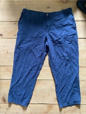 Tasso Elba Island Men's Navy Chino-Style Casual Pants